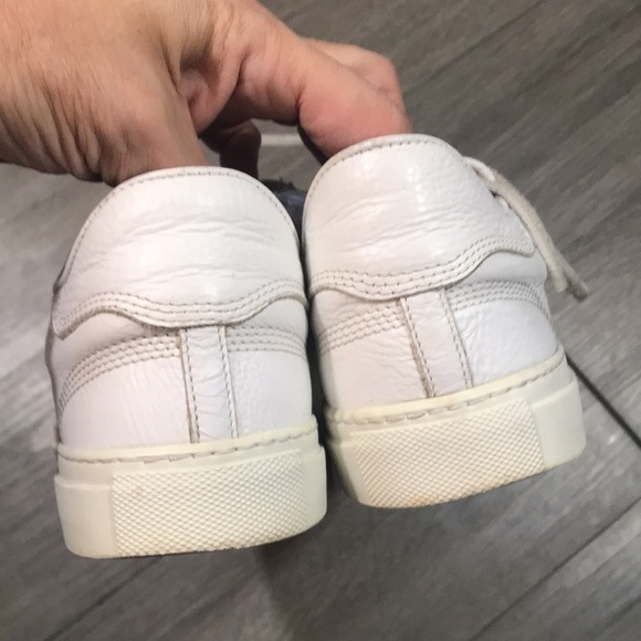 Wings + Horns All White Low-Top Leather Sneaker Leather Laces EU 39 - Picture 4 of 10